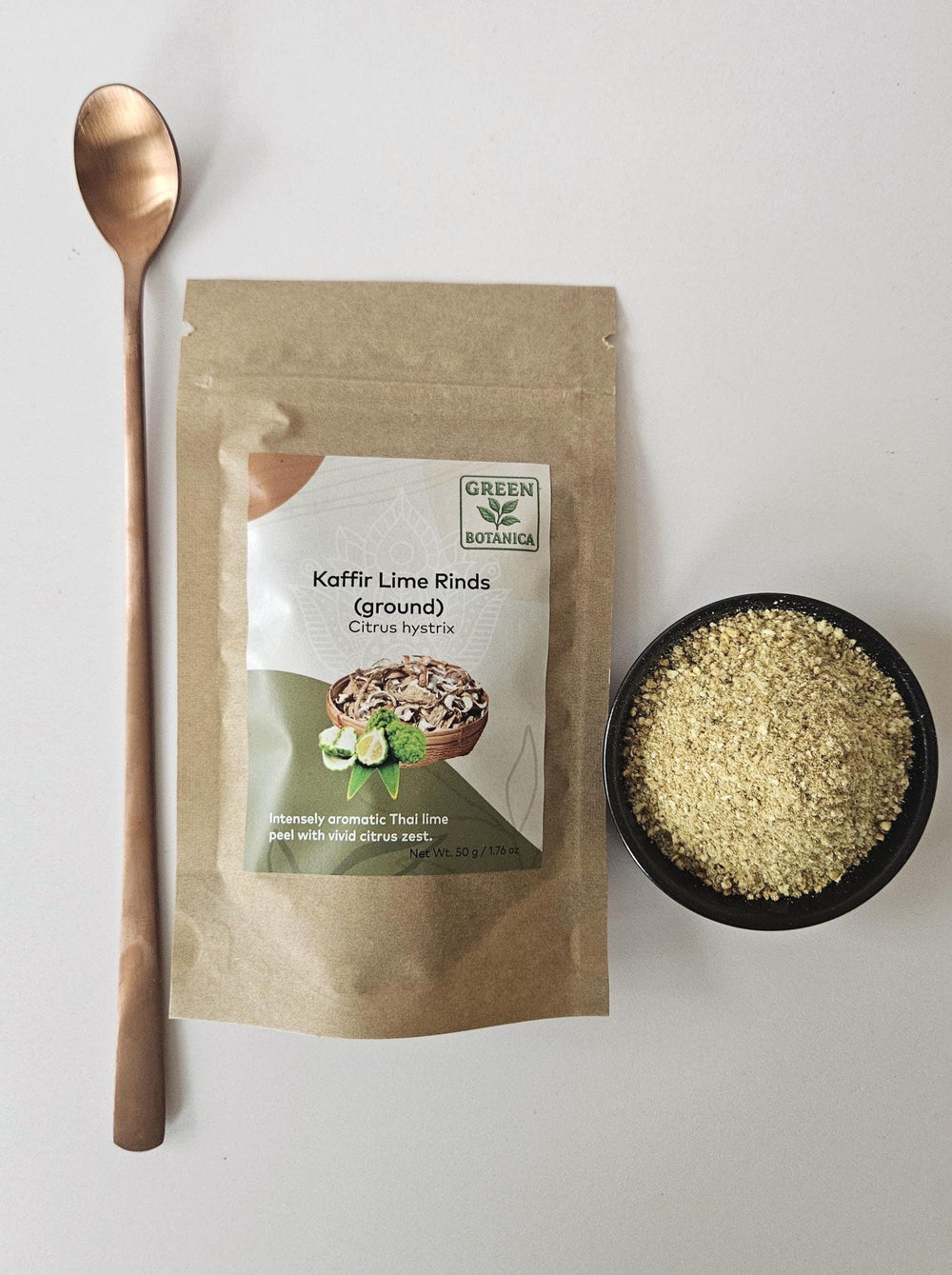Makrut Lime Peel Powder — Green Botanica, product image 5