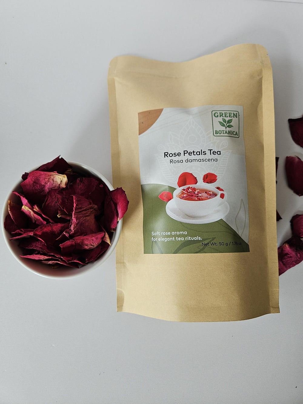 Organic Dried Rose Petal Tea — product image 3