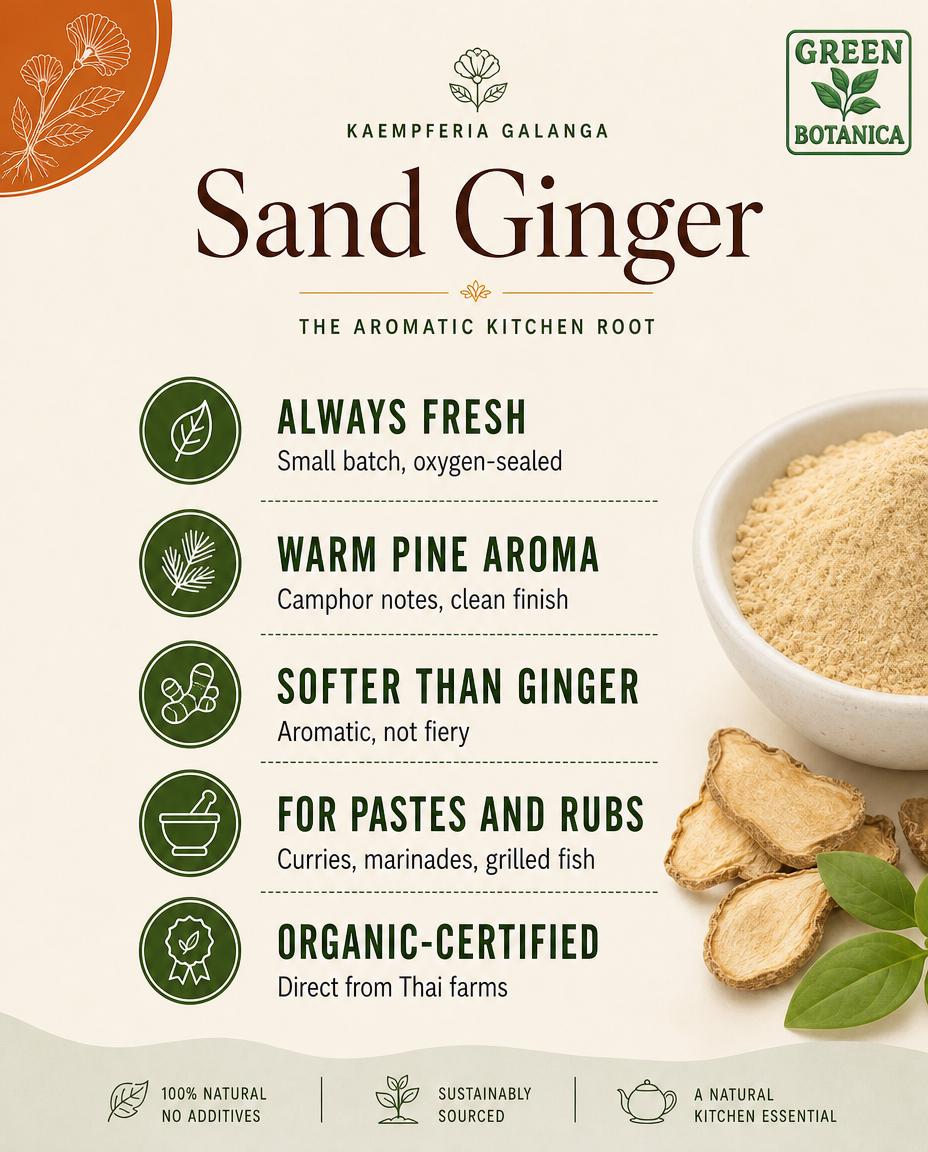 Sand Ginger Powder — Green Botanica, product image 3