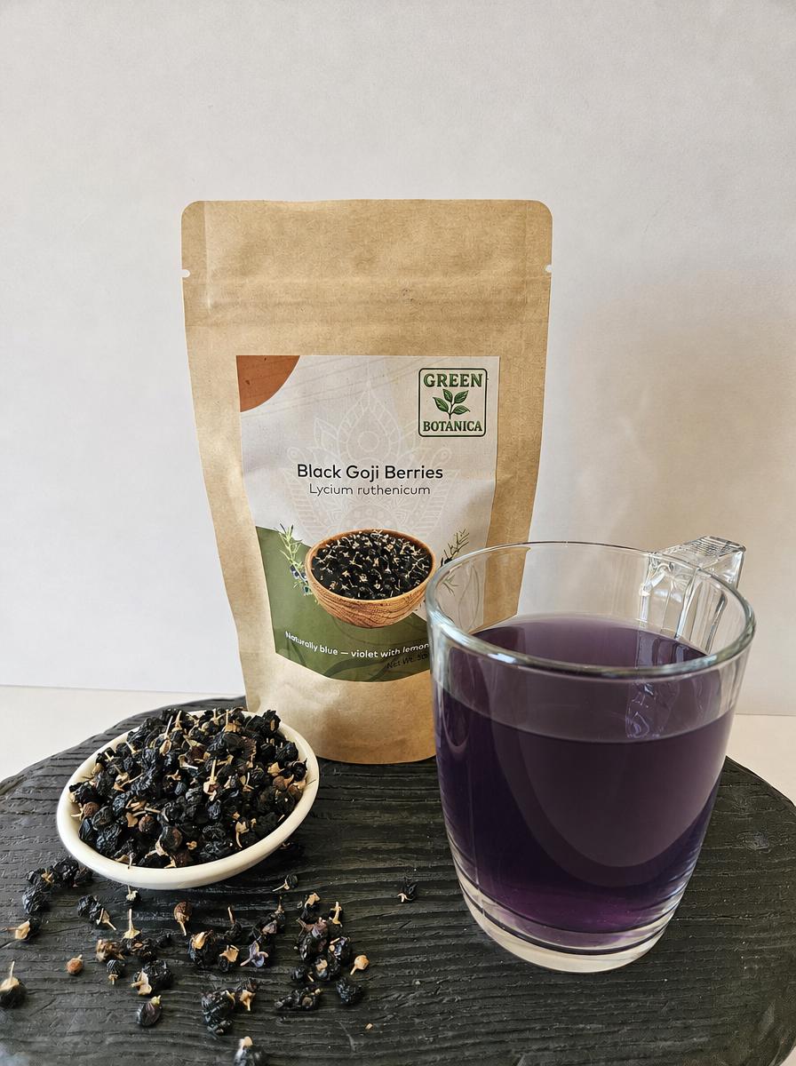 Black Goji Berries — Green Botanica, product image 1