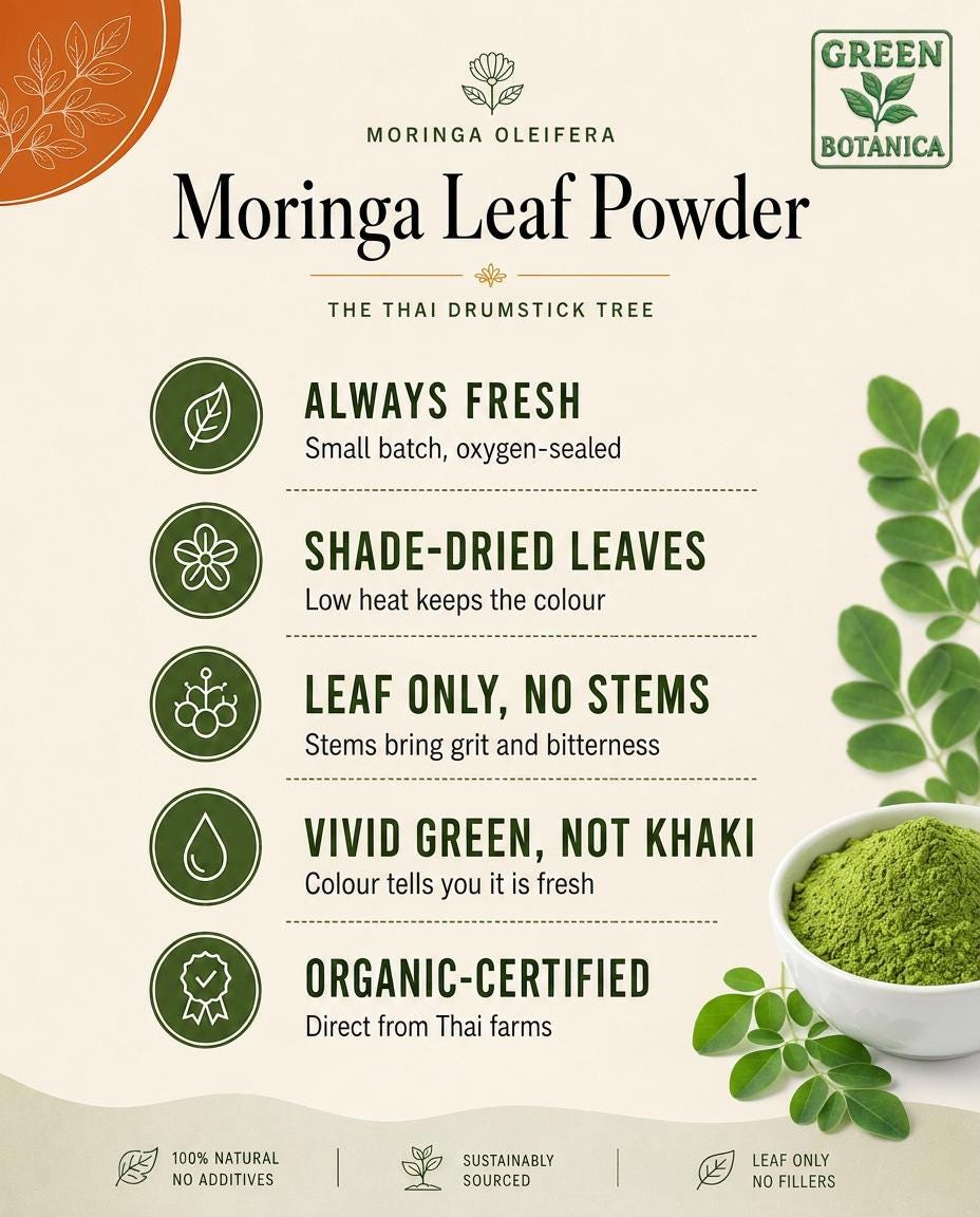 Organic Moringa Leaf Powder — product image 3