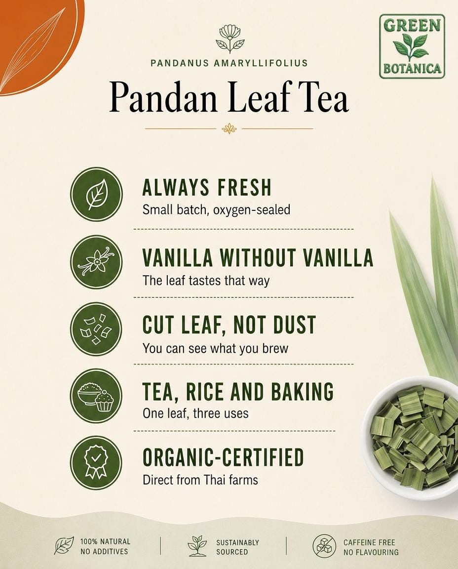 Pandan Leaf Tea — Green Botanica, product image 3